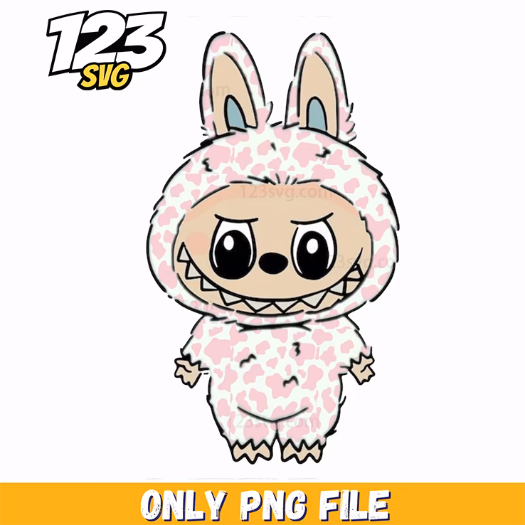 pastel bunny labubu png, adorable labubu pastel bunny, pink labubu bunny pastel cute