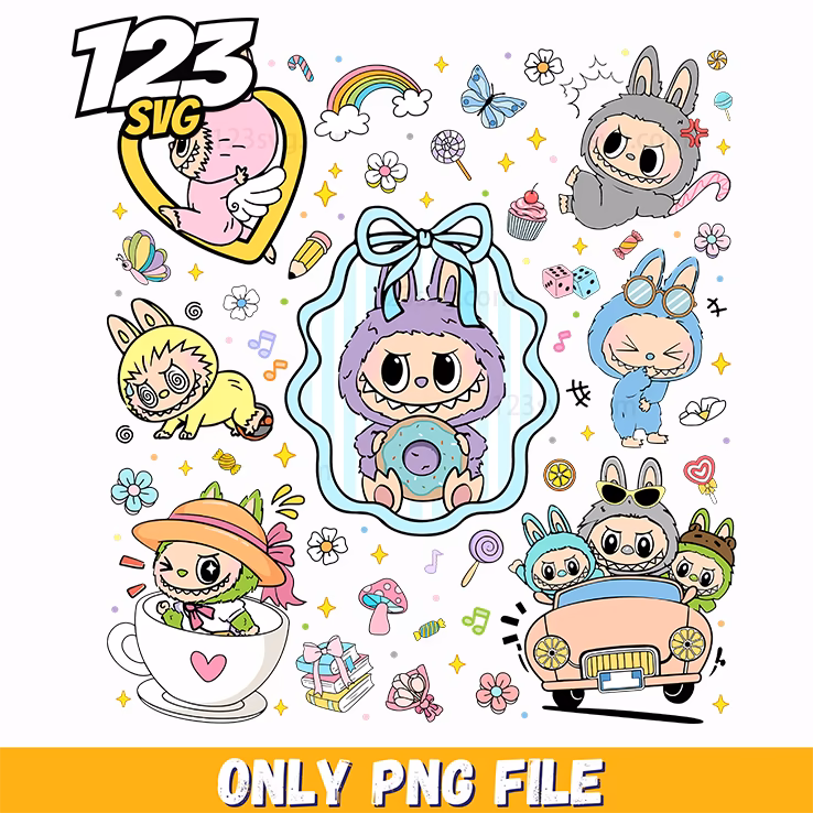 pastel spooky kawaii collage png, spooky kawaii png, kawaii collage art