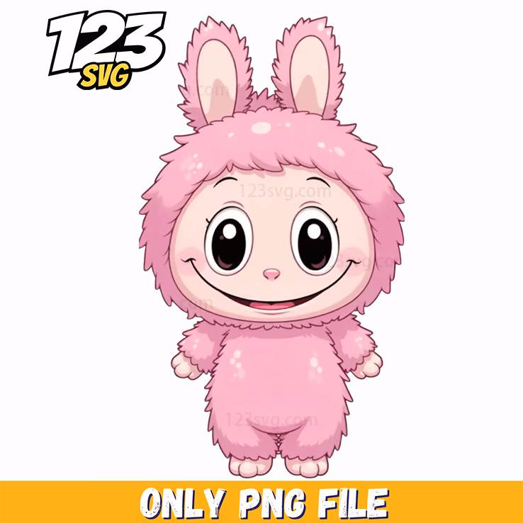 pink fluffy labubu png, labubu png, labubu png images