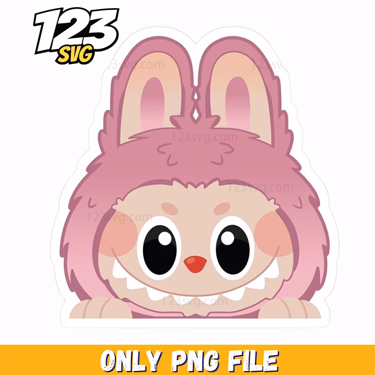 pink mini bunny png, mini bunny clipart, cute mini bunny
