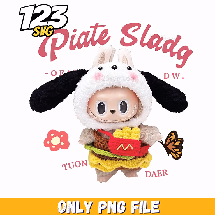 plate slay labubu png, labubu png transparent, labubu png icon