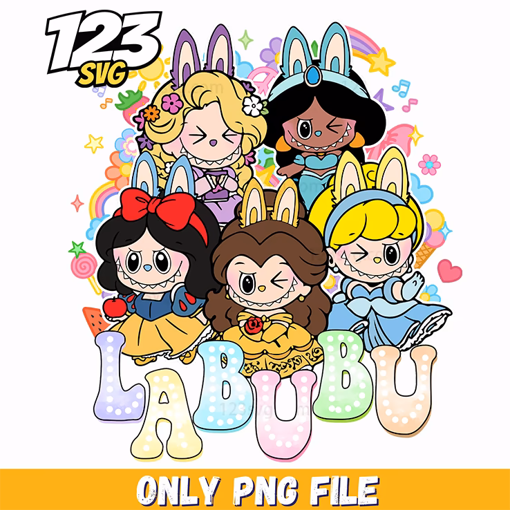 princess labubu bundle png, labubu bundle png, labubu princess png