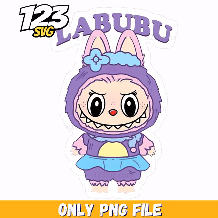 purple bear labubu png 2, labubu bear png, labubu bear png download
