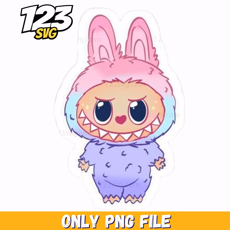 purple bunny sticker png, cute purple bunny stickers, purple bunny transparent png