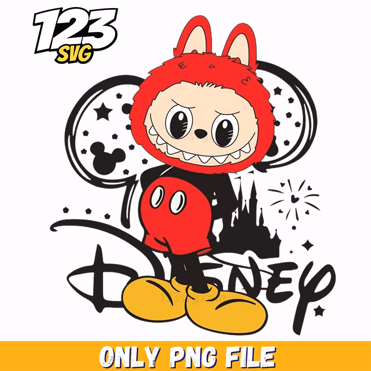 red cartoon mouse labubu png, cartoon mouse png, labubu mouse cartoon