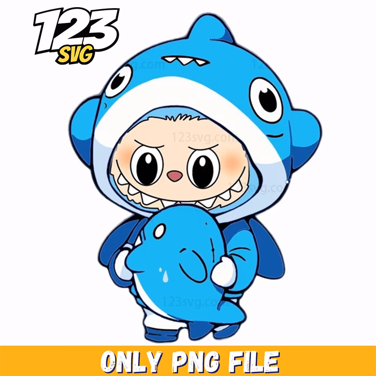 shark labubu png, labubu png, labubu png characters