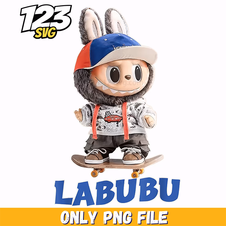 snowboard labubu png, labubu snowboard, labubu snowboarding