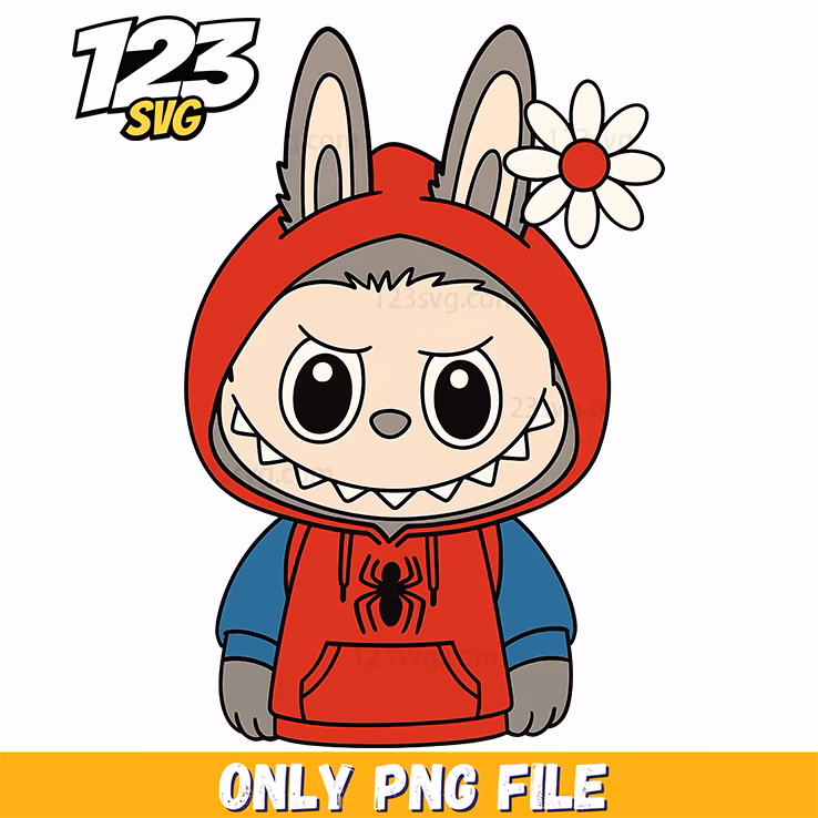 spiderman hoodie labubu png, spiderman hoodie png, spiderman lab hoodie