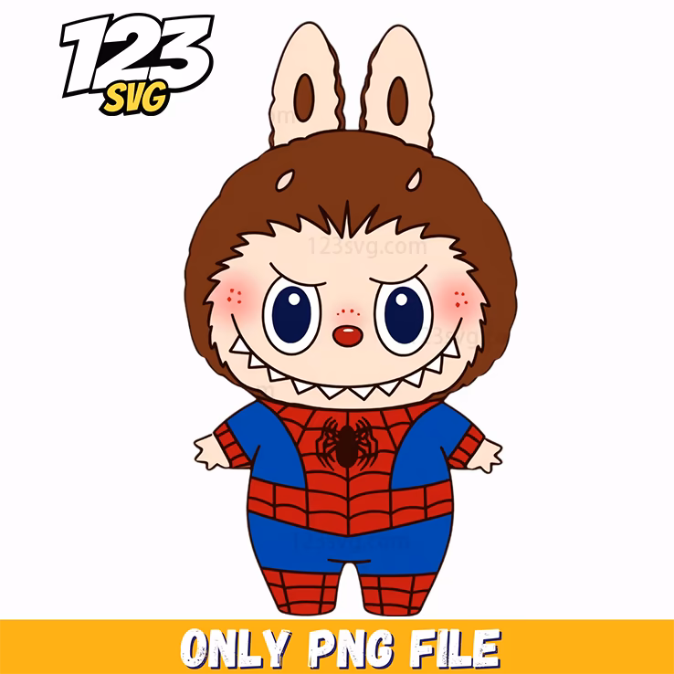 spiderman labubu png, labubu spiderman, spiderman labubu images