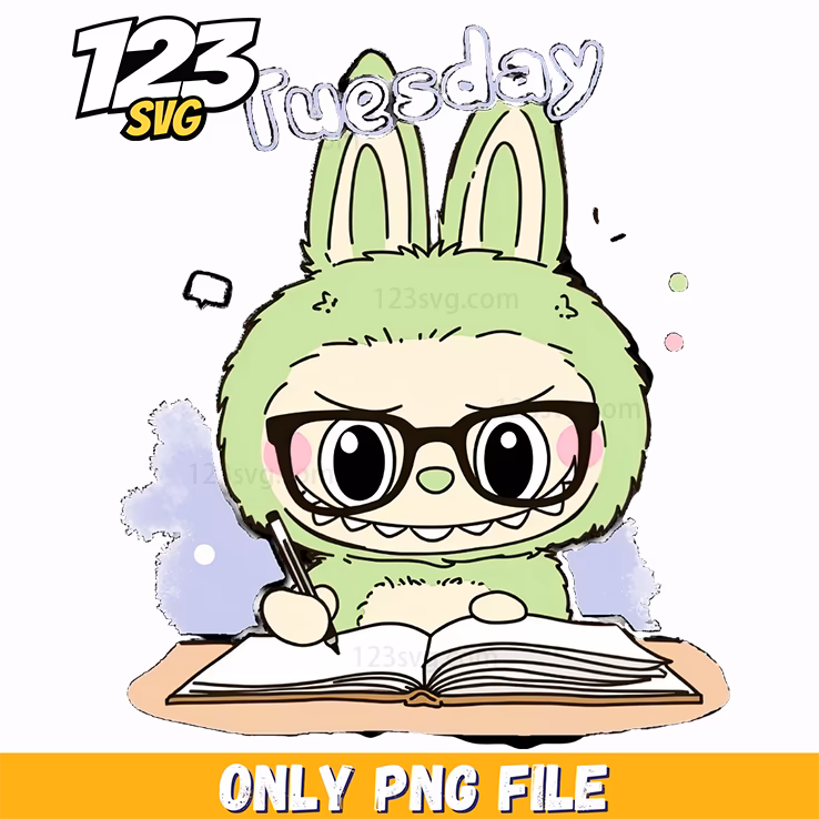 tuesday reading labubu png, labubu png, labubu png reading