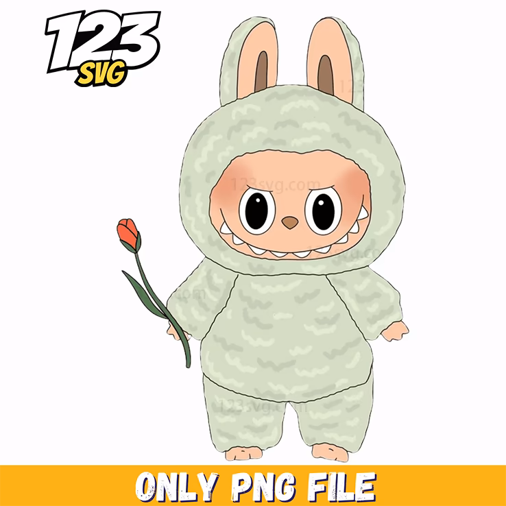 wrapped bunny labubu png, labubu bunny, labubu png