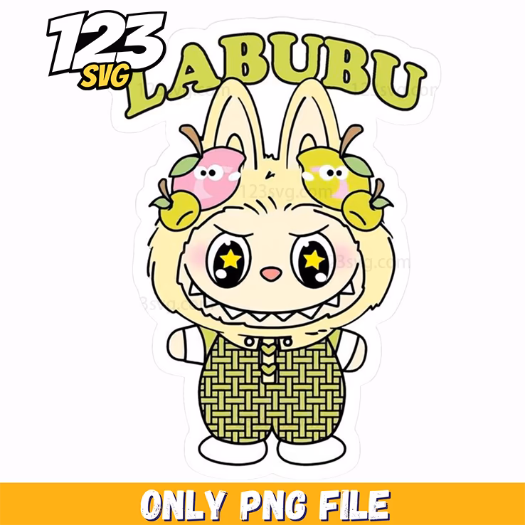 yellow duck labubu png, labubu png, labubu emoji