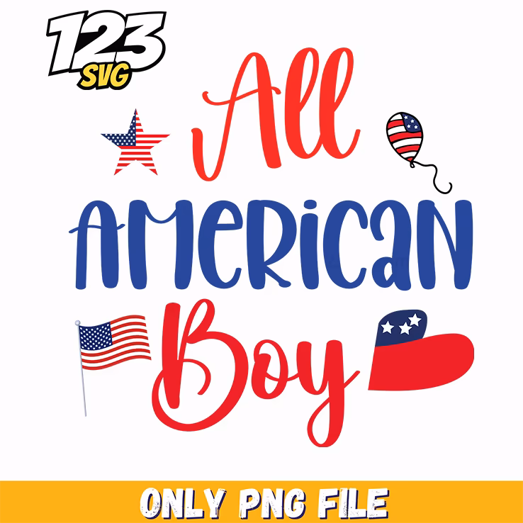 all american boy stars flags balloons png, boy stars flags balloons, american boy stars flag