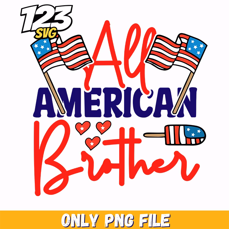 all american brother flags popsicle png, brother american flags popsicles, american brother popsicle flags