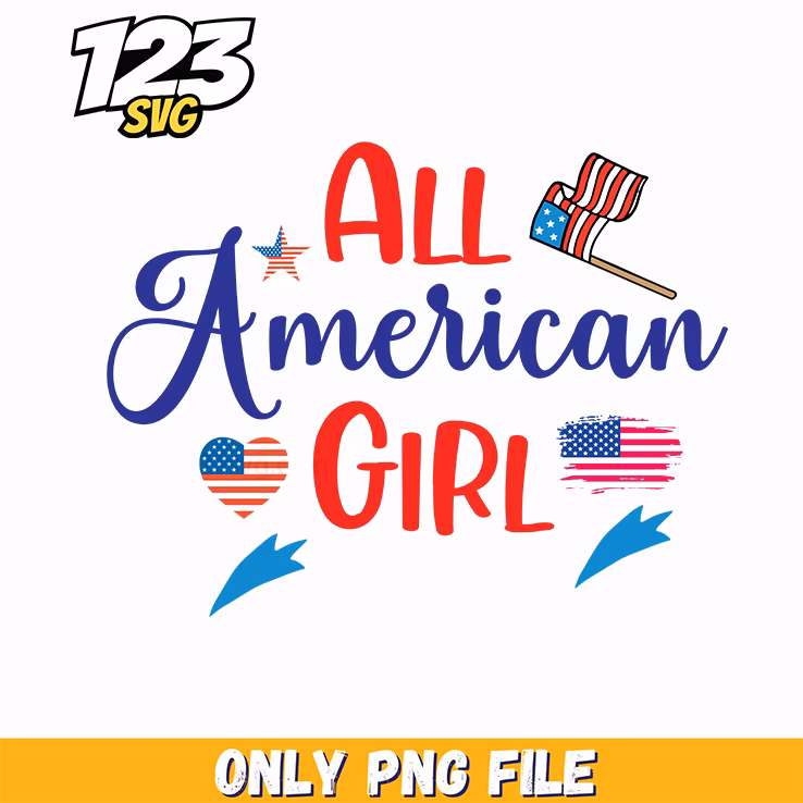 all american girl heart flags ribbon png, all american girl heart flag, american girl heart flags