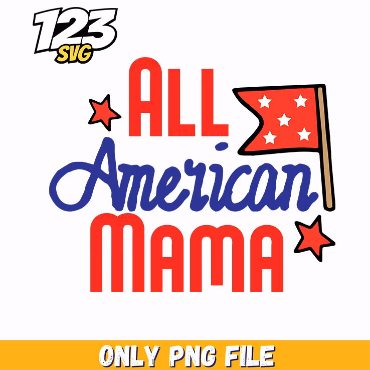 all american mama flag stars png, usa mama flag stars png, american mama stars and stripes png