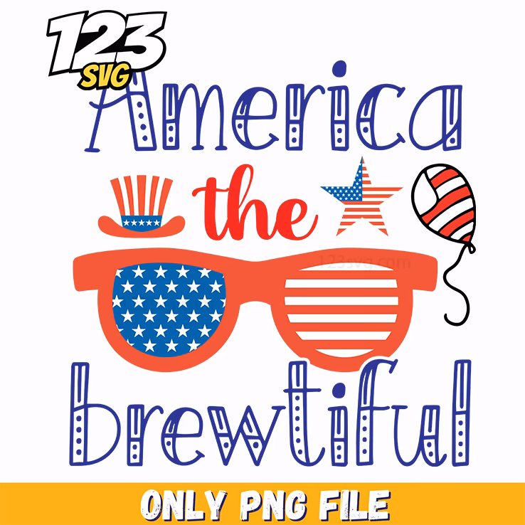 america the brewtiful uncle sam hat star balloon sunglasses png, patriotic uncle sam hat star balloon, uncle sam hat star balloon sunglasses
