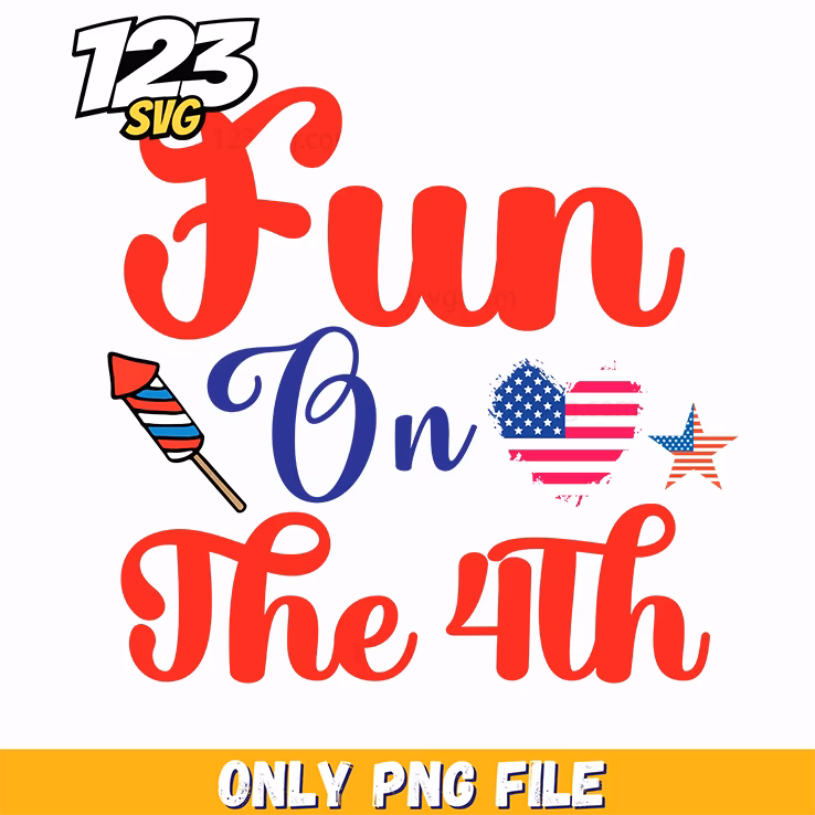 fun on the 4th rocket heart flag stars png, rocket flag heart png, heart flag rocket stars 4th of july