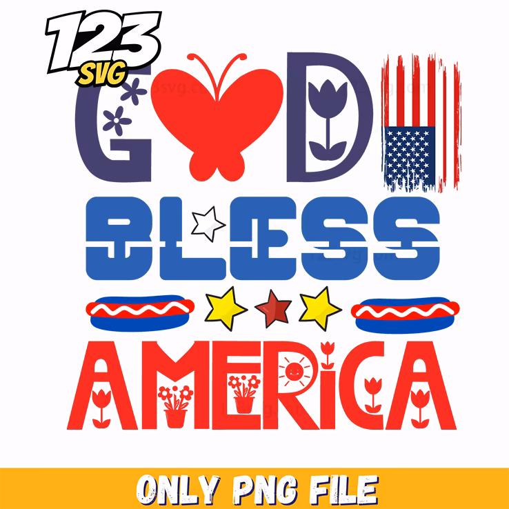 god bless america butterfly us flag png, american flag butterfly png, butterfly american flag clipart