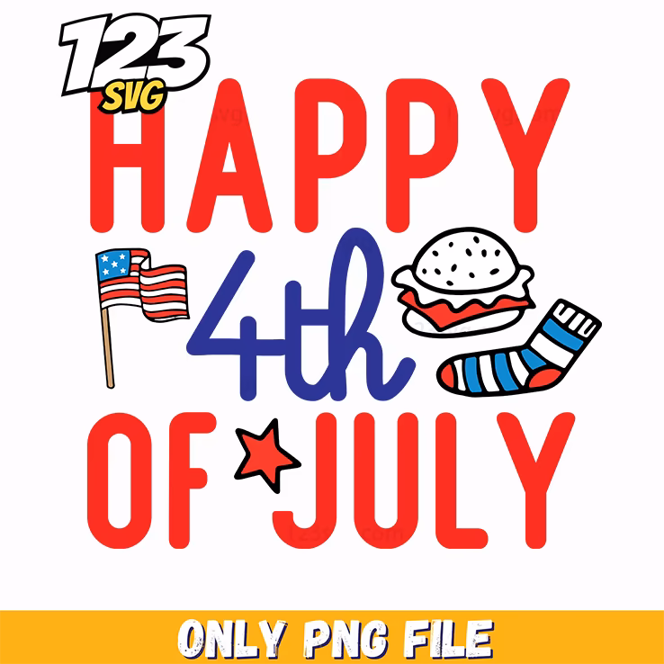 happy 4th of july flag hamburger socks stars png, 4th of july flag socks, hamburger socks with stars