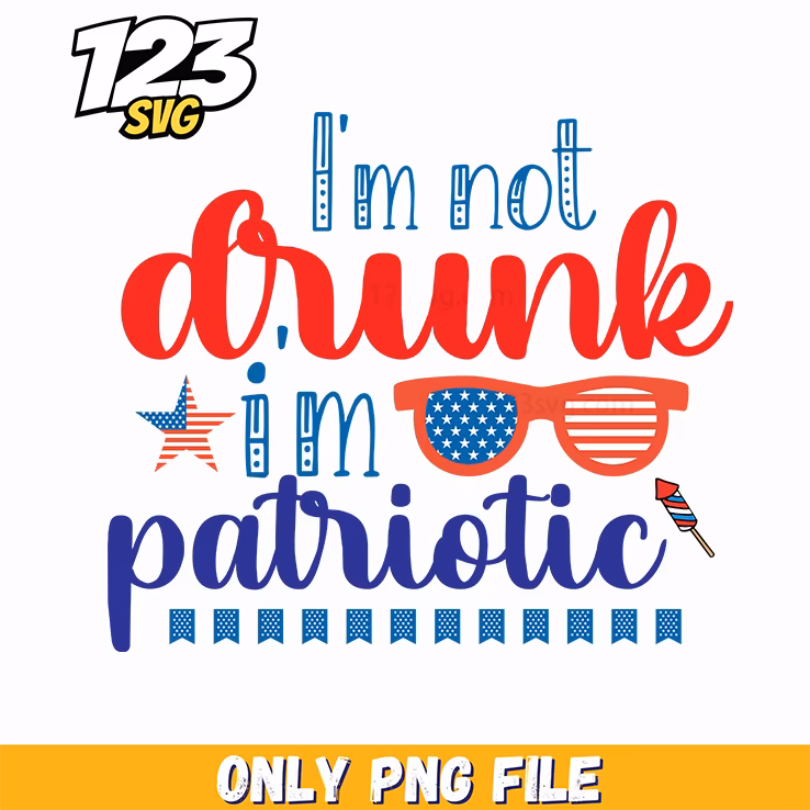 im not drunk im patriotic star sunglasses rocket bunting png, star sunglasses rocket bunting, patriotic star sunglasses rocket