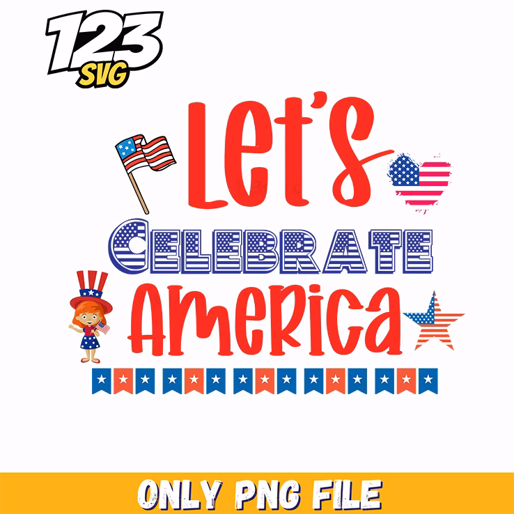 lets celebrate america flags uncle sam hat little girl stars bunting png, patriotic little girl uncle sam, america flag little girl and uncle sam