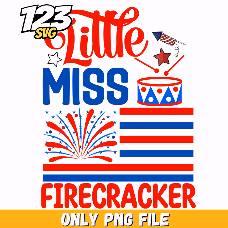 little miss firecracker drum fireworks american flag png, patriotic drum girl fireworks, firecracker girl drum fireworks