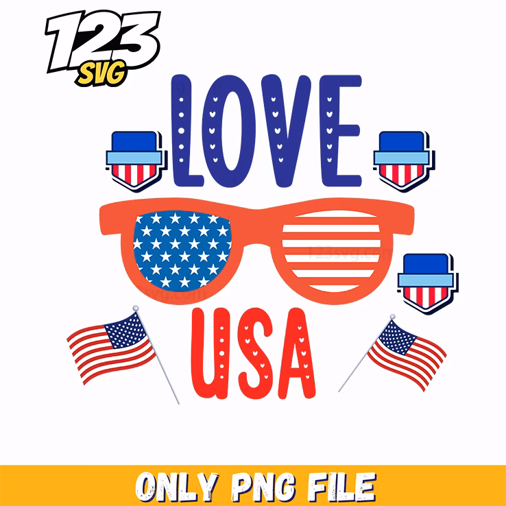 love usa sunglasses flags top hats png, usa love flags, usa top hats