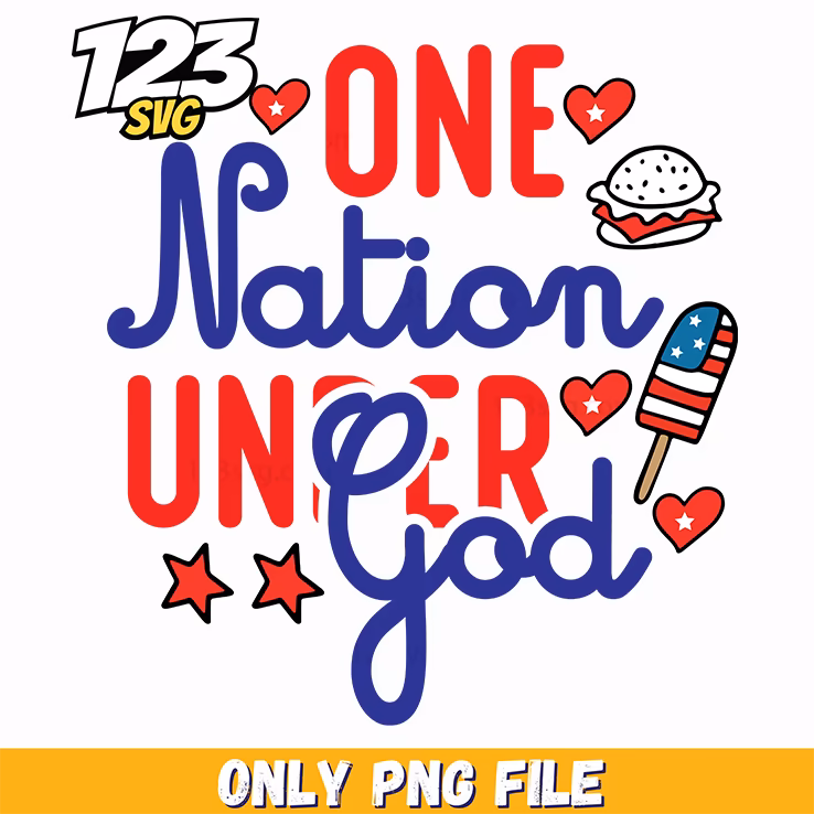 one nation under god hearts hamburger popsicle stars png, hamburger popsicle, popsicle hamburger