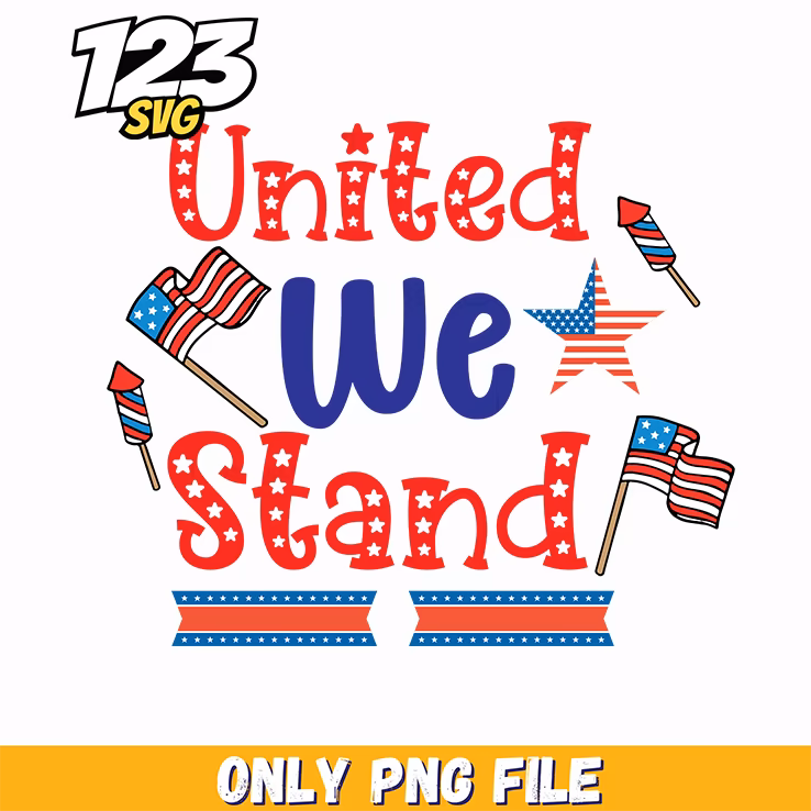 united we stand flags star rocket ribbons png, united we stand flags, united we stand flags and star ribbons