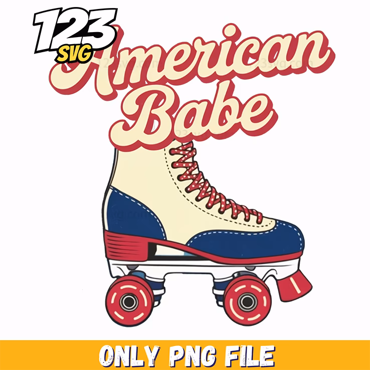 american babe retro roller skate graphic png, kpop bands cartoon png, streetwear png