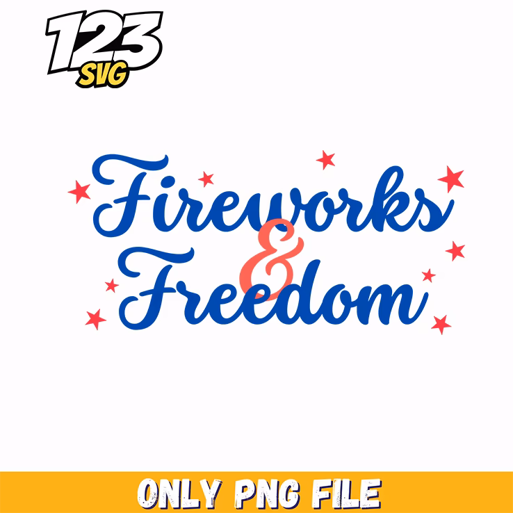 fireworks and freedom starry script png, firework and freedom starry night, fireworks freedom starry sky