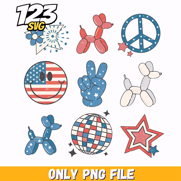 fourth of july elements mix png, 4th of july elements, 4th of july png