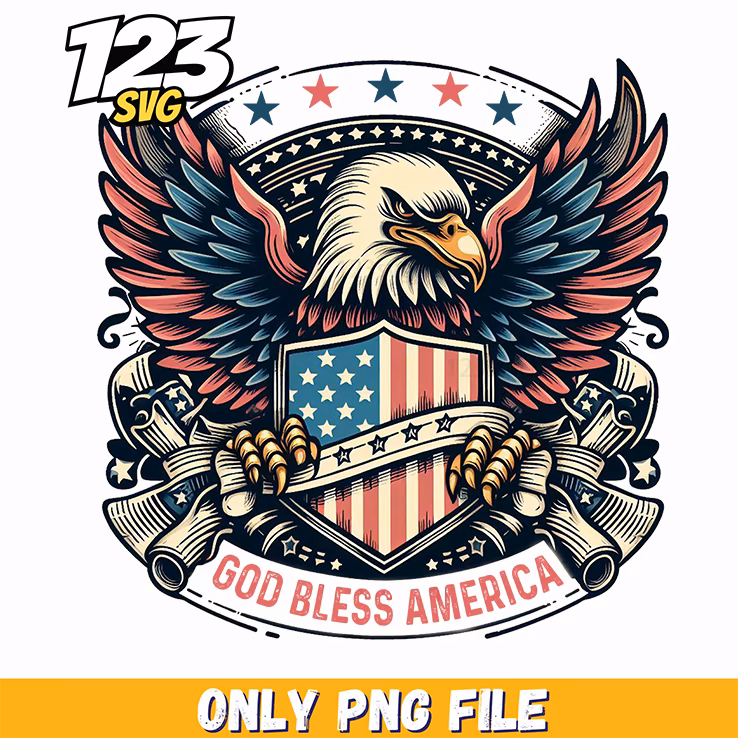 god bless america eagle shield png, inspirational easter png art print, easter day png