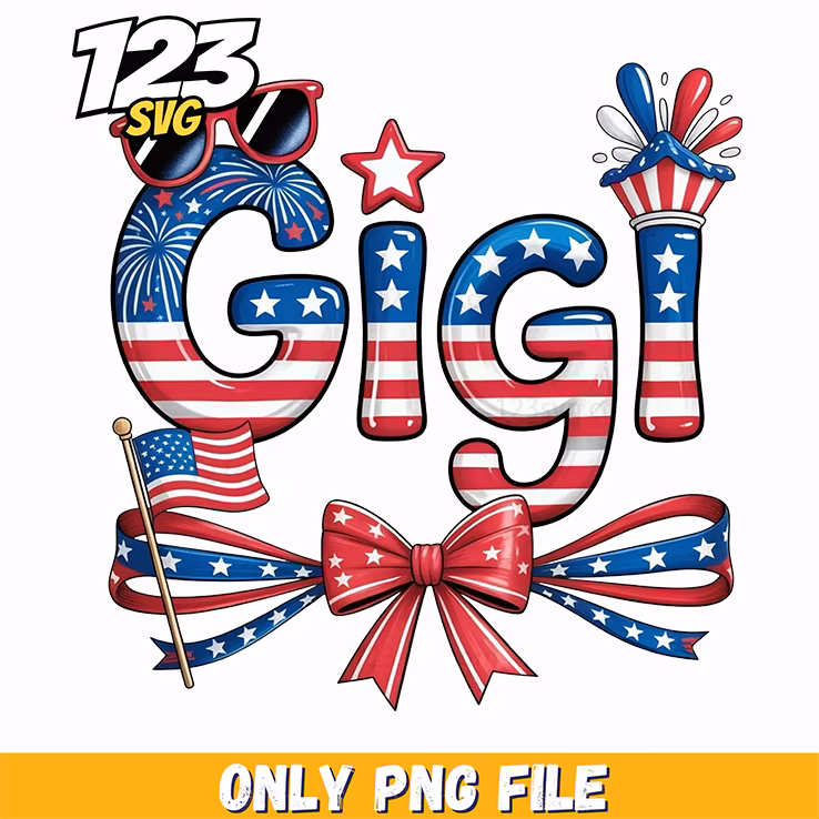 gigi patriotic bow ribbon star sunglasses png, cute minnie mouse png file with heart sunglasses design, patriotic bow ribbon star sunglasses