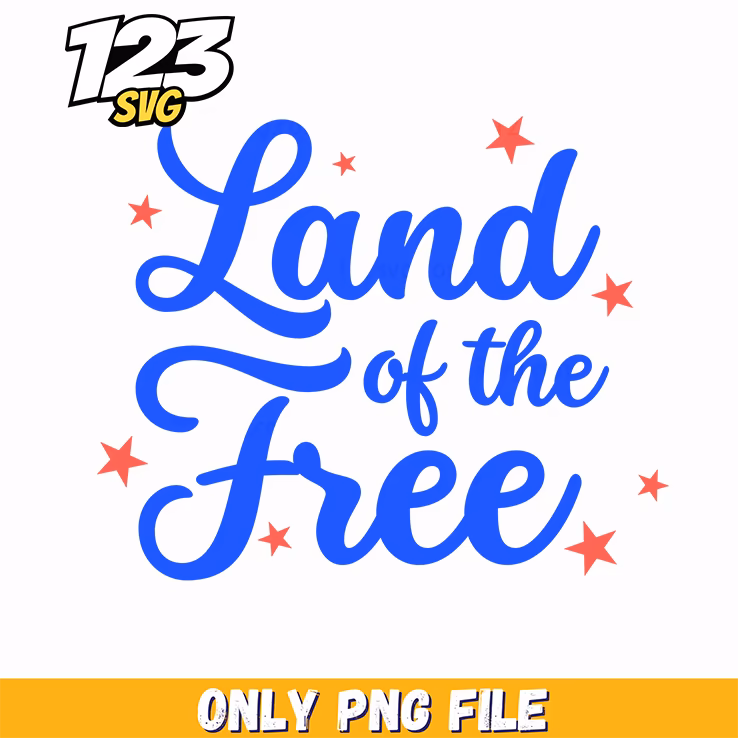 land of the free starry script png, starry script font, free starry script