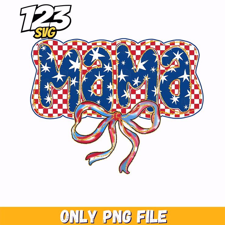 mama gingham pattern ribbon bow png, christmas tree and bow png, christmas tree drawing png