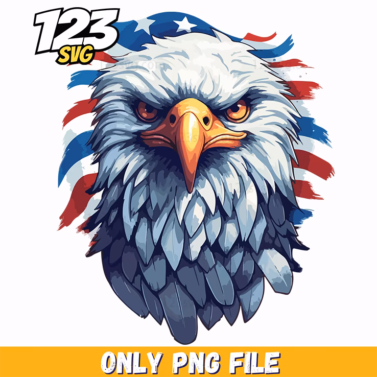 patriotic bald eagle flag splatter png, charlie kirk book png, ameirca flag png