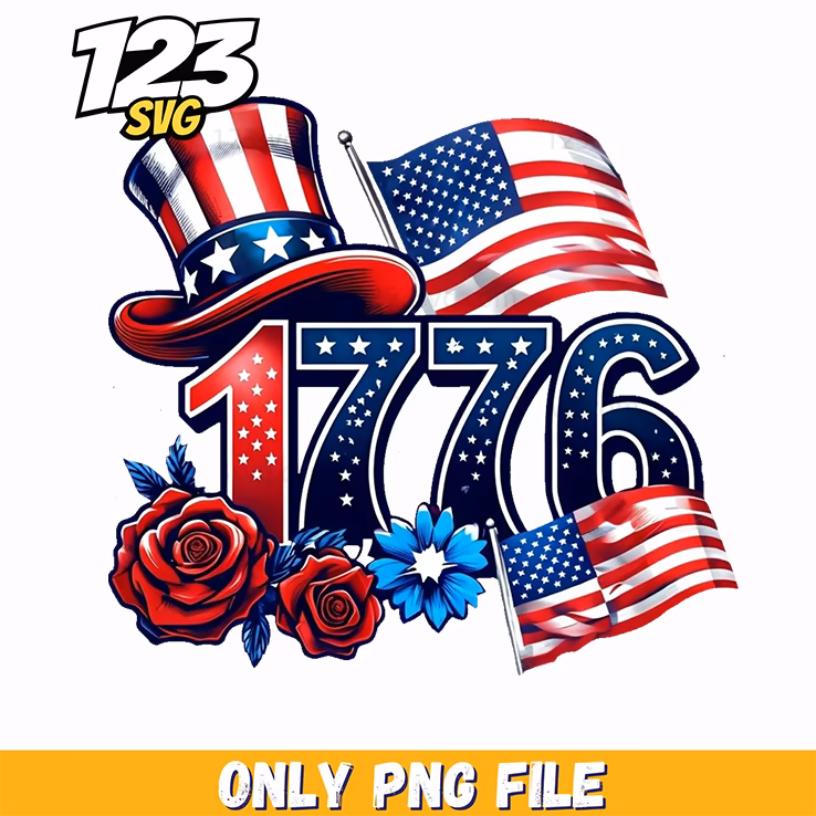 patriotic floral flag banner graphic png, floral flag banner, patriotic flag banner