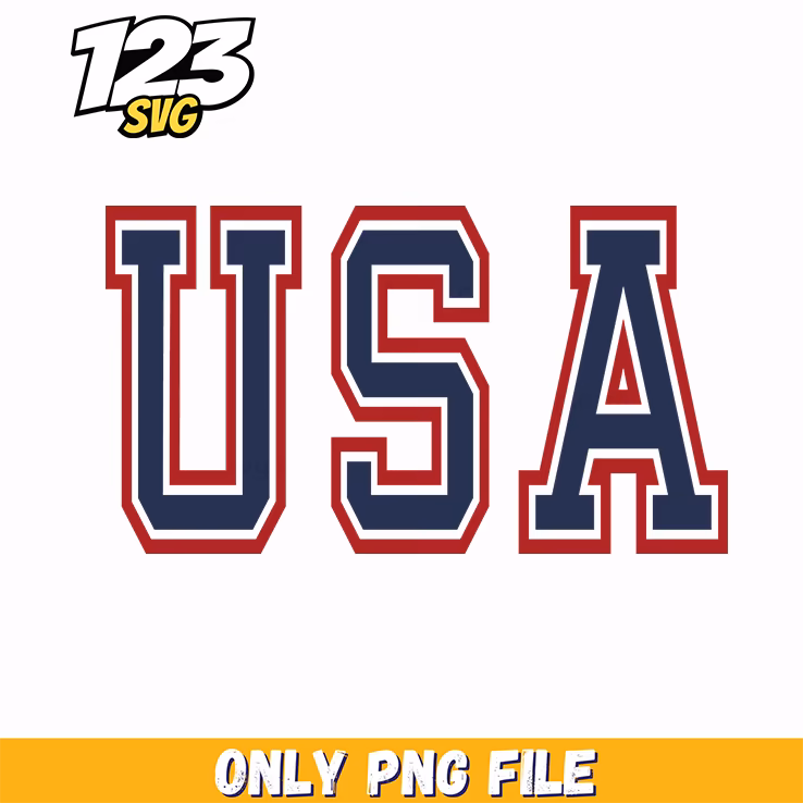 usa distressed varsity block outline png, party in the usa Png, usa Png