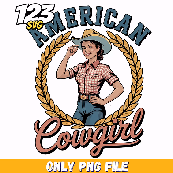 american cowgirl vintage western frame png, vintage western frame png, vintage western cowgirl png