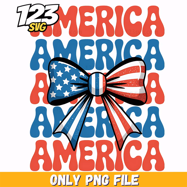 america flag pattern ribbon bow text png, america flag pattern, ribbon bow png
