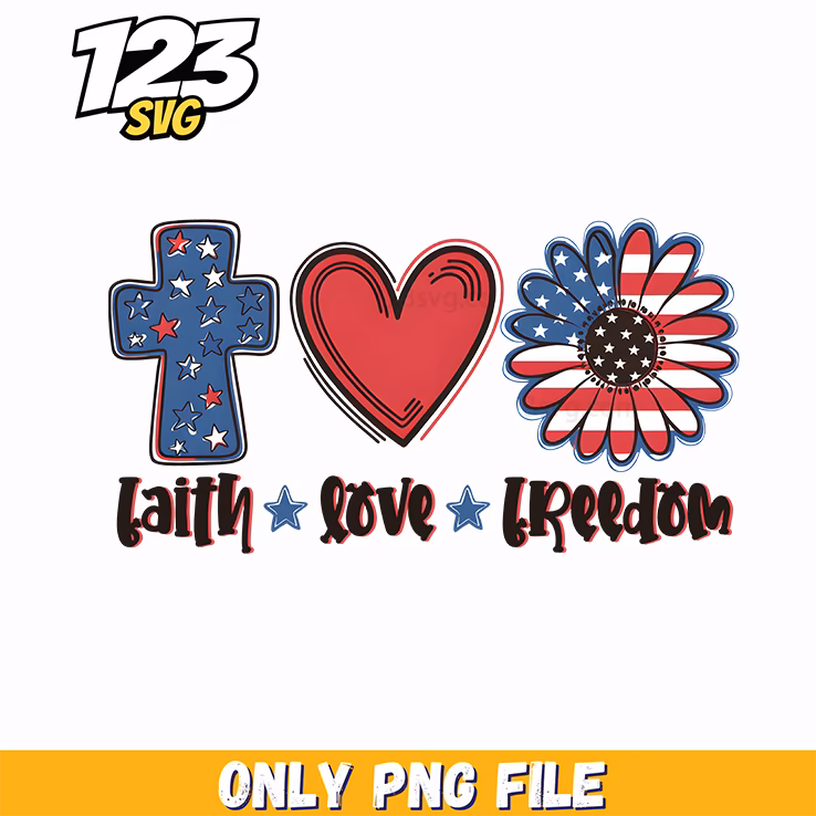 faith love freedom distressed elements cross png, love fighter aesthetic png, freedom a true patriot charlie kirk png