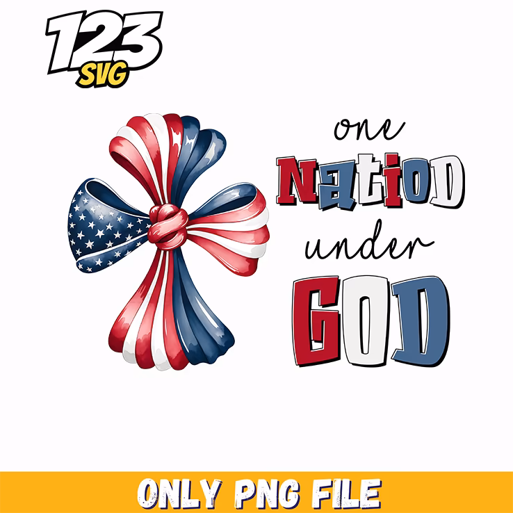 one nation under god bow png, one nation under god, under god bow png