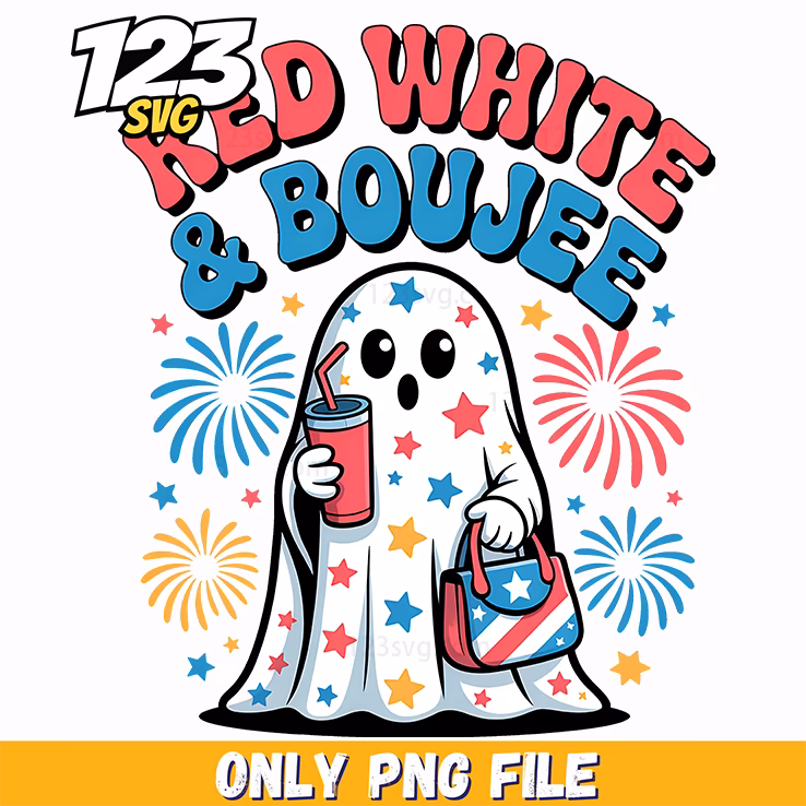red white and boujee ghost drink png, mardi gras day png, halloween spirit png