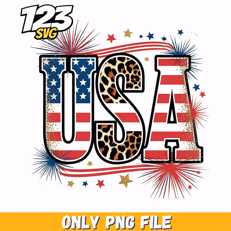 usa distressed leopard flag patch typography png