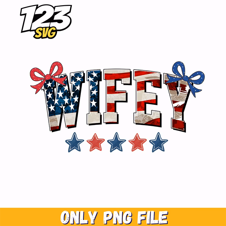 wifey patriotic flag texture script png, charlie kirk book png, america flag png