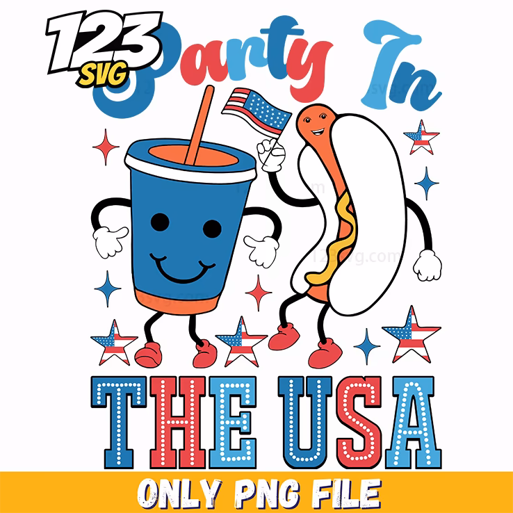 retro patriotic food png, patriotic food png, retro patriotic png