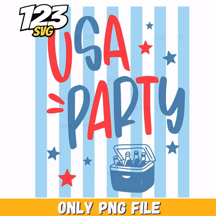 usa party png, uly 4th celebration png, american party png