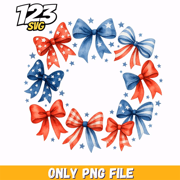 fourth of july bows png, fourth of july bows, usa cherry bow tie png